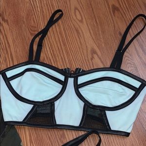 Kendall & Kylie Bustier Crop Top